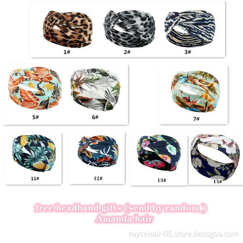 Machine Made No Lace Wigs No Glue and No Sew In More HairHuman Hair Headband Scarf Wig for American American Women